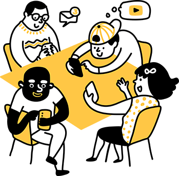 COMETSチームのイラスト